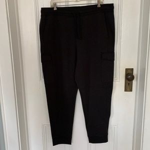 Banana Republic Mens Black XL Cargo Jogger NWT